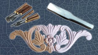 Easy carving design work in MDF wood ∆ wood carving art [upl. by Bria]