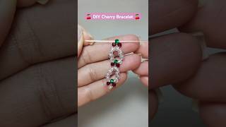 DIY Cherry Bracelet 🍒💞 [upl. by Atterual265]