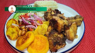 😱FRITADA DE POLLO ♨️🐔🇪🇨fritada pollofritto [upl. by Anyar]