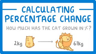 GCSE Maths  How to Calculate Percentage Change Increase or Decrease 94 [upl. by Elletse825]