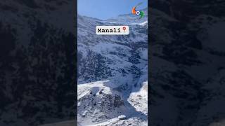 Manali Snow ❄️ Mountain 🏔️ shorts himachal manali travel naturalbeauty [upl. by Erna]