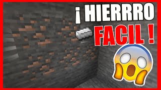 🌟 Como CONSEGUIR HIERRO en MINECRAFT RAPIDO FACIL 2021 🌟 [upl. by Behlke45]