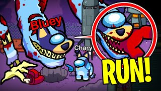 Dont Use BLUEYS SECRET TOY on Imposter MURR3Y in Among Us [upl. by Wier927]