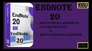 EndNote 20 Full Installation complete installation Step by Step Installation of EndNote 20 [upl. by Odette59]