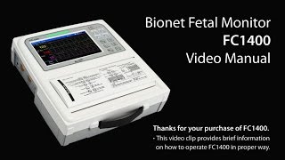 Bionet FC1400 Video Manual N [upl. by Aramac]