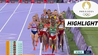 Athletics Womens 5000m Final  Full Match Highlights 2024  Olympic 2024 Match Highlights [upl. by Hedvah]