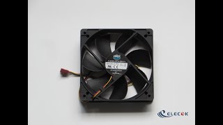 Cooler A1202512CB3BNF1 12V 016A 3 wires Cooling Fan [upl. by Chainey438]