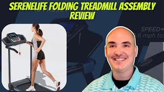 Serenelife folding treadmill Assembly FULL INSTRUCTION MANUAL  assemble Foldable treadmill SLFTRD18 [upl. by Uda]