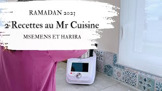 RAMADAN ROUTINE 🌙 2 RECETTES AU MR CUISINE  Msemens et Harira [upl. by Ym826]