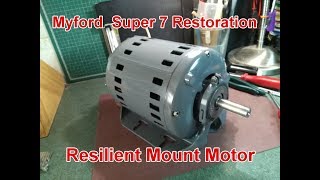 Myford Super 7 Restoration Motor [upl. by Narrad]