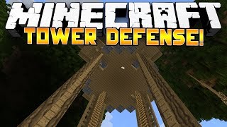 Minecraft EPIC TOWER DEFENSE  wPreston amp Woofless [upl. by Marna24]