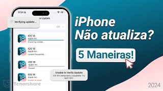 iPhone Travado na Atualização para iOS 18 Veja Como Corrigir em Minutos [upl. by Eilzel288]