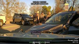 FBI PursuitHeadOn Crash Downtown Little Rock Arkansas State Police Troop A Traffic Series Ep 748 [upl. by Nrev786]