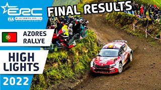 ERC Rally Highlights  Final Day Results  Azores Rallye 2022 [upl. by Nnylharas]