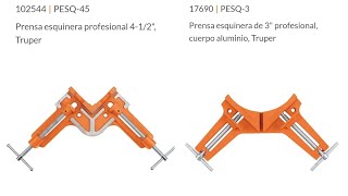 Prensa esquinera Truper [upl. by Saihtam]