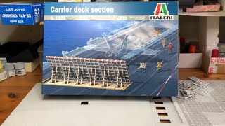 172 Carrier deck section by italeri build update part 1 [upl. by Dorene]