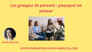 Animer des groupes de parents [upl. by Franzen]