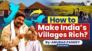 India’s Road to Developed Country is in it’s Villages  Rural Tourism Case Study  UPSC GS3 [upl. by Notsur]