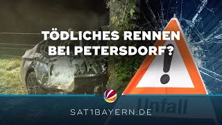 Tödliches Autorennen bei Petersdorf 23Jähriger stirbt nach Autounfall [upl. by Skillern]