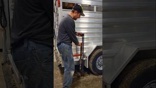 How I check my trailer wheel bearings agriculture trailer farmer farming bearing wheelbearing [upl. by Hachmin]