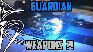 Guardian vs normal amp engineered WEAPONS Elite Dangerous [upl. by Aselehc]