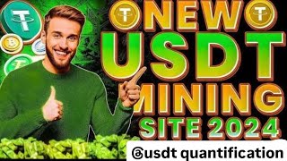 Latest USDT quantification platform 2024 New AI Quantitative platform New USDT TRX mining Platform [upl. by Gee781]