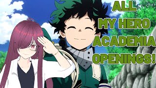 Nilluo REACTING amp RANKING  All My Hero Academia Openings 113 [upl. by Rephotsirhc338]