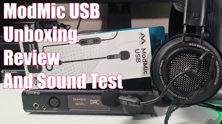 ModMic USB Unboxing Review And Sound Test [upl. by Coleman]