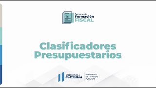 Clasificadores Presupuestarios [upl. by Emelita]