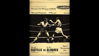 Chucho Castillo vs Ruben Olivares III April 2 1971 Highlights [upl. by Grider]