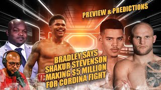 ☎️Shakur Stevenson LOL  Everyone😂As Bradley Confirms 5 Million Purse Rumors🔥 Pacheco vs Sulecki [upl. by Benjie304]