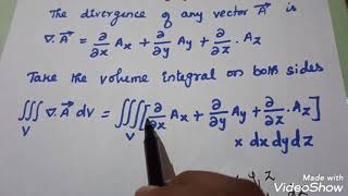 Divergence Theorem ProofEMTUnit16Tamil [upl. by Genni]