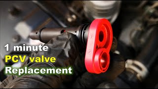 1minute Easy PCV valve Replacement 2013  2017 Honda Accords CRV  Easy Car Engine Tune up [upl. by Lalise]