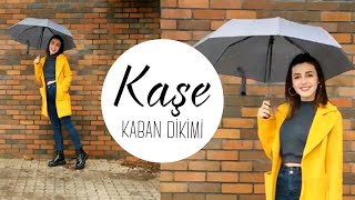 KAŞE KABAN DİKİMİ  KALIPSIZ  DIY COAT NO PATTERN [upl. by Nosnaj204]