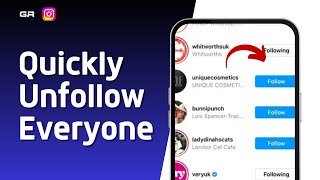 How to Quickly Unfollow Everyone in Instagram at once Just a Click [upl. by Noland]