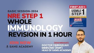 Whole Immunology Revision  NRE STEP 1  BASIC SESSION  Doctor Zabihullah [upl. by Ynatsyd904]