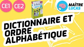 Utiliser le dictionnaire  ordre alphabétique CE1  CE2  Français  Cycle 2  Vocabulaire [upl. by Hanah]