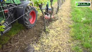 KULT Fingerhacke im Weinbau KULT finger weeder in vineyards [upl. by Joktan]