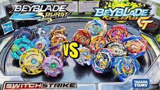 Beyblade Burst SWITCHSTRIKE vs GT BEYBLADES  Hasbro vs Takara Tomy Elimination Tournament [upl. by Haidabez]