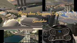 Flying above Singapore Citysimulator [upl. by Haseefan97]