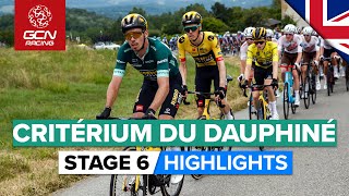 First High Mountain Test  Critérium Du Dauphiné 2023 Highlights  Stage 6 [upl. by Venn]