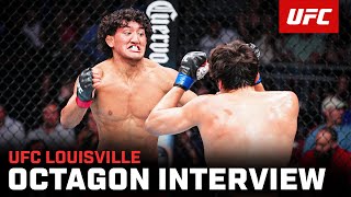 Raul Rosas Jr Octagon Interview  UFC Louisville [upl. by Elizabet]