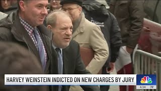 Harvey Weinstein indicted on new charges by grand jury  NBC New York [upl. by Zeiger]