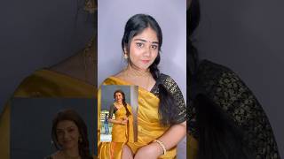 Kajal look recreate ❤️ love song music ytshorts recrerecreate recreatelook kajal [upl. by Nosac]