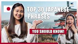 Top 30 Japanese Travel Phrases for Travelers [upl. by Enyalahs594]