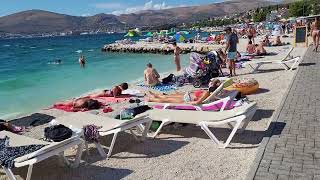 Copacabana Beach Trogir Croatia 4K  UHD   1 [upl. by Azne594]