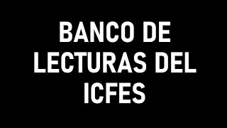 Banco de Lecturas del ICFES [upl. by Wyne]