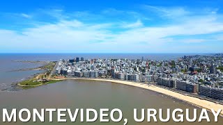 MONTEVIDEO URUGUAY DRONE 4K [upl. by Alihet]