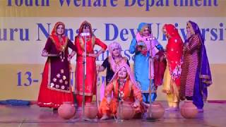 DAV College Jalandhar Gidha 2018  Punjabi Folk Dance  Girls Performance  Gidha [upl. by Kcirdec]