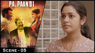 Pa Paandi Movie Scenes  Rajkiran leaves his house  Dhanush  Madonna Sebastian  Rajkiran [upl. by Adyela]